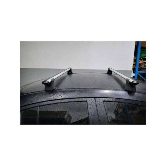 Set bare transversale aluminiu cu prindere in puncte fixe compatibile Mercedes CLA X117 2015-2019 negre sau argintii Cod: 120101 Kit 204 - 2- Roveli