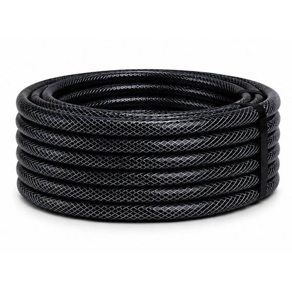 Furtun Gradina Grunman Economic, 3 Straturi PVC, 19 mm 3/4 inch, 20 m, Rezistent UV, Presiune Maxima 20 bar, Temperatura -10 pana la +50 grade C, Flexibil, Durabil, Irigatii Gradina Sera Gazon - - Roveli