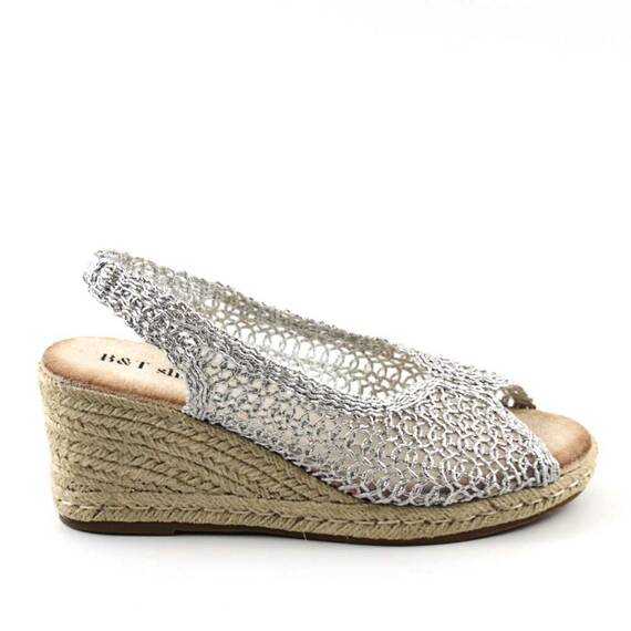 ​Sandale usoare de dama , cu platforma MRQ9208-SILVER - 3- Roveli