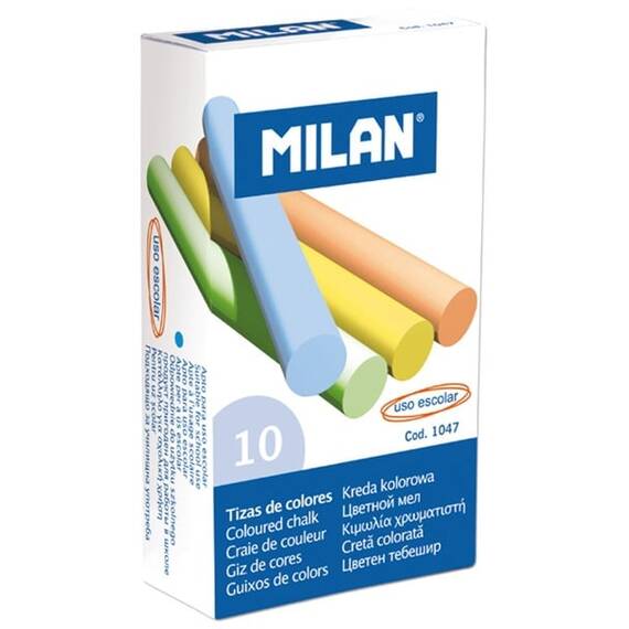 Creta colorata, 10 buc/set, MILAN - 2- Roveli