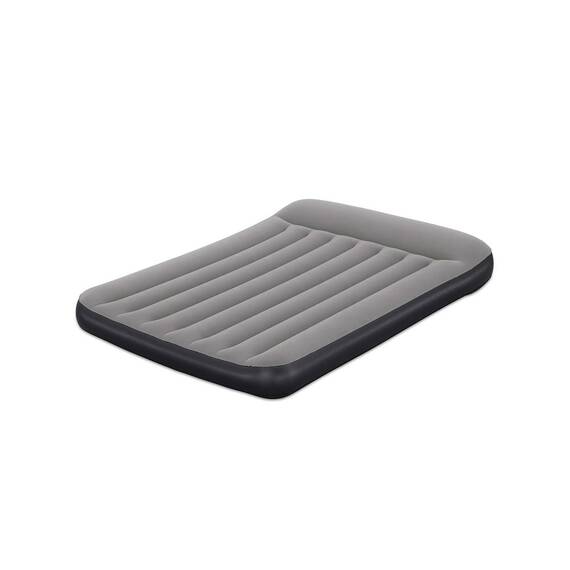 Saltea Gonflabila Bestway, 2 Persoane, Pompa Electrica Integrata, 203x137x30 cm, TRITECH 3 Straturi, Structura I-Beam, Capacitate 300 kg, Perna Incorporata, Negru Gri - 12- Roveli