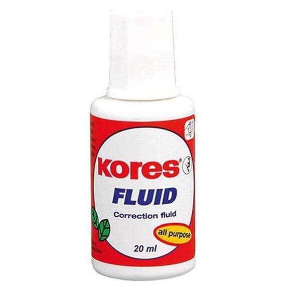 Fluid corector cu pensula KORES, 20 ml - - Roveli