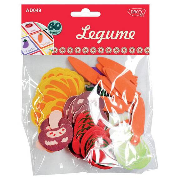 Legume din spuma gumata, Daco Art - - Roveli