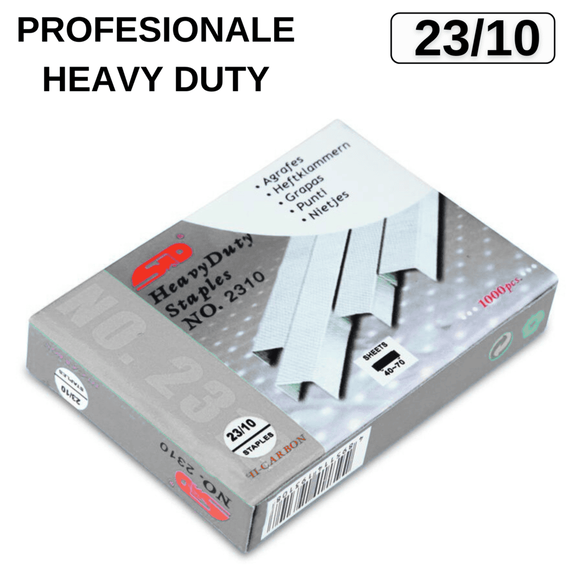 Capse 23/10, 1000 buc/cutie, STD Heavy Duty - - Roveli