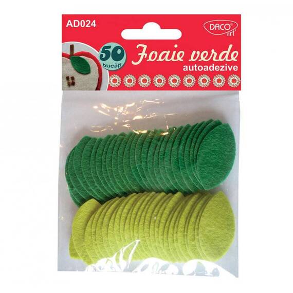 Pasla autoadeziva foaie verde Daco art AD024 - - Roveli