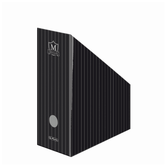 Suport cataloage carton Negru, HERLITZ Montana - - Roveli
