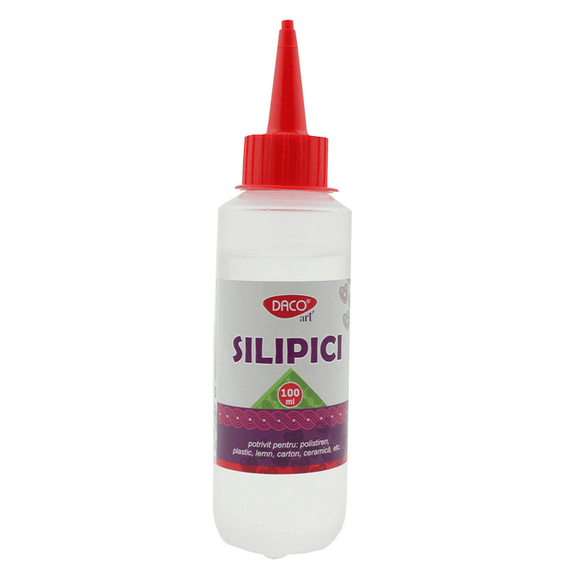 Lipici cu silicon DACO Silipici, 100 ml - - Roveli