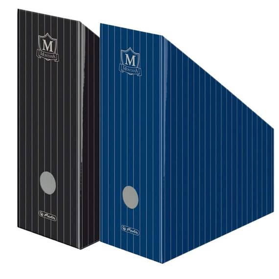 Suport cataloage carton Negru, HERLITZ Montana - 2- Roveli