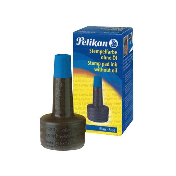 Tus stampile PELIKAN, 28 ml, albastru - - Roveli