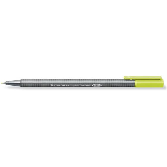 Fineliner 0.3 mm, STAEDTLER Triplus, Culoare (230): Verde lime - - Roveli