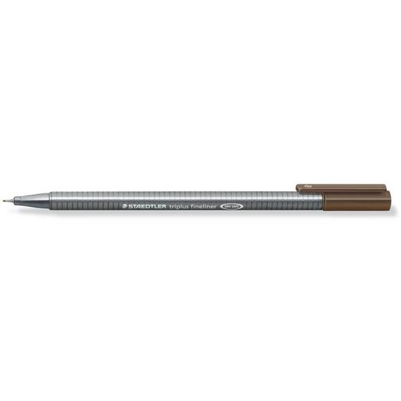 Fineliner 0.3 mm, STAEDTLER Triplus, Culoare (230): Sepia - - Roveli