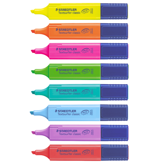Textmarker STAEDTLER Classic, Culoare (230): Albastru - - Roveli