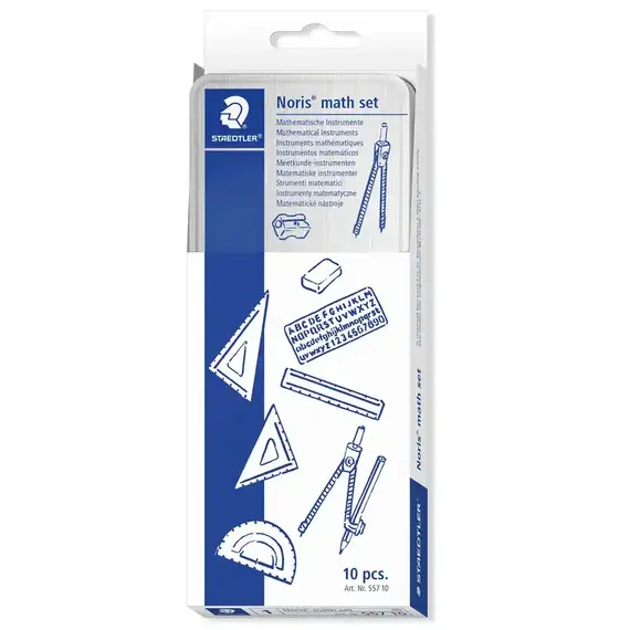 Trusa Geometrie in cutie metalica STAEDTLER - 2- Roveli