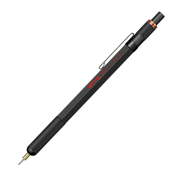 Creion mecanic ROTRING Seria 800+, Dimensiune mina (230): 0.5 mm - negru - 2- Roveli