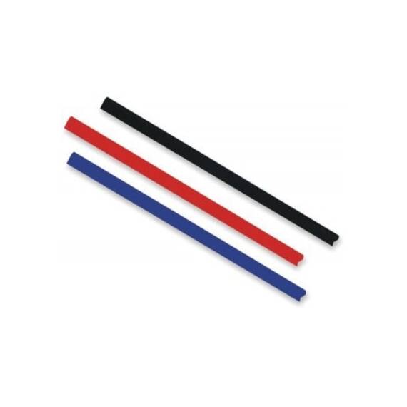Baghete din plastic pentru legat documente, 6 mm, capacitate de legare 60 coli - 2- Roveli
