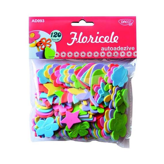 Accesorii craft Daco floricele spuma AA AD093 - - Roveli