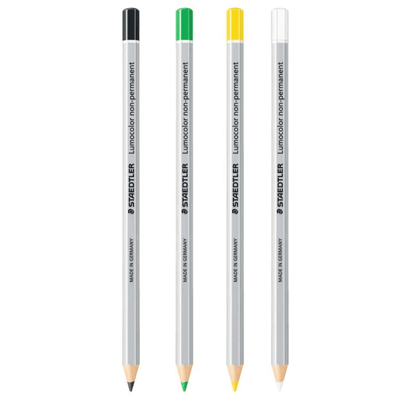 Marker uscat nepermanent, STAEDTLER Lumocolor Omnichrom, Culoare (230): Negru - - Roveli