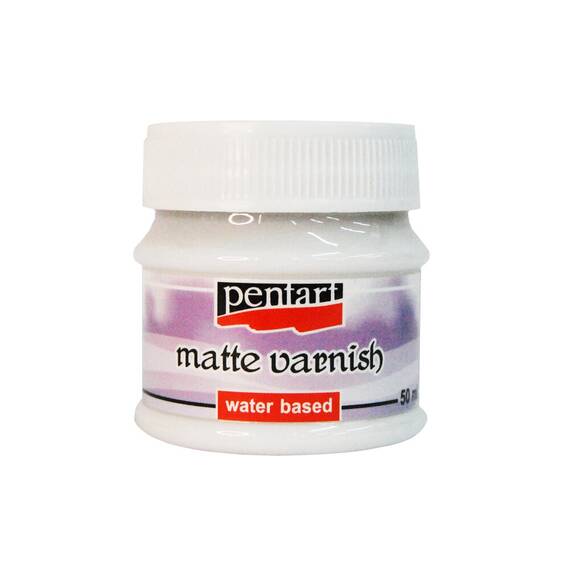 Lac mat pe baza de apa 50 ml, Pentart P2450 - - Roveli