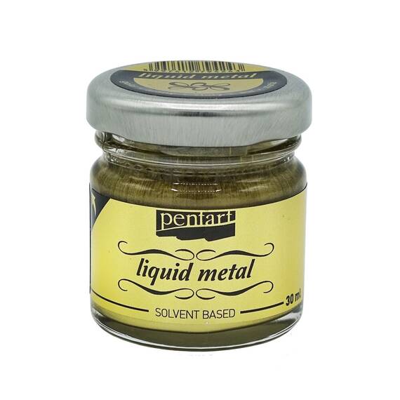 Foita lichida- metal lichid Gold 30 ml Pentart P21079 - - Roveli
