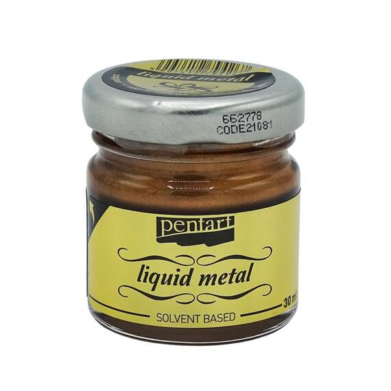 Foita lichida- metal lichid Cooper 30 ml, Pentart P21081 - - Roveli