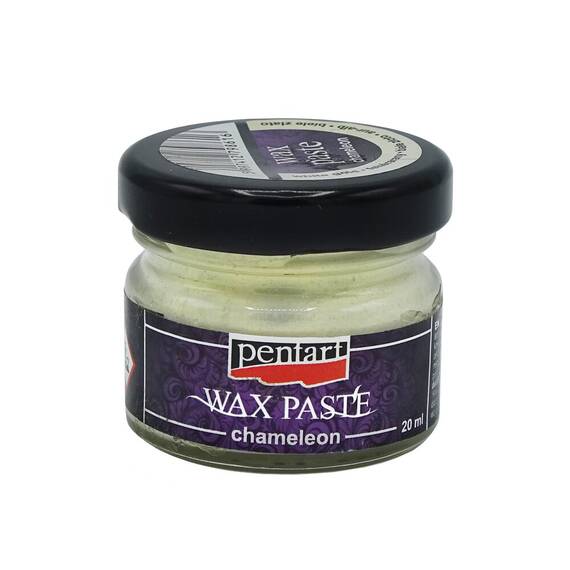 Pasta ceara cameleon Alb/Auriu 20 ml, Pentart P4430 - - Roveli