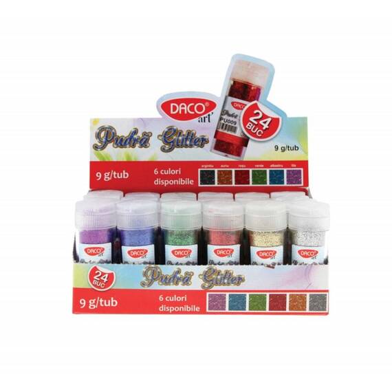 Pudra glitter 9gr Daco PU009 - - Roveli
