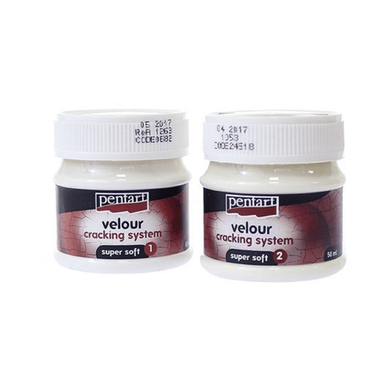 Lac crapare bicomponent PENTART Velour, 50 ml - - Roveli