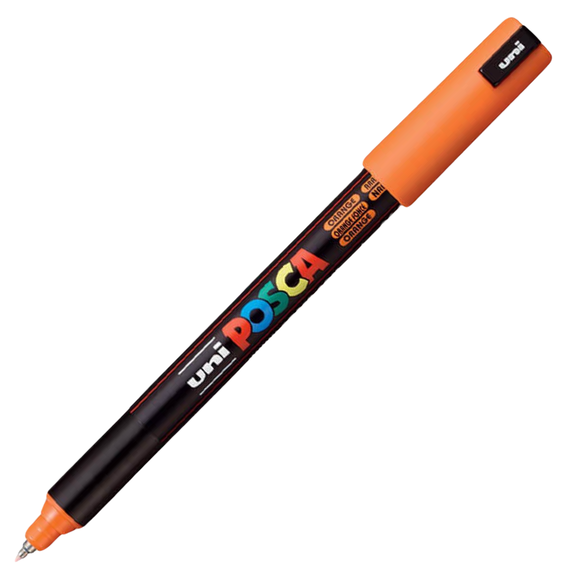 Marker Uni PC-1MR POSCA 0.7 mm varf fin metalic, Orange - - Roveli