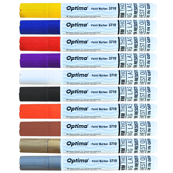 Marker cu vopsea 4.5 mm, OPTIMA Paint, Culoare (230): Galben - - Roveli