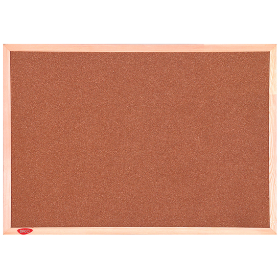 Panou pluta, rama lemn, 60 x 90 cm, DACO - - Roveli