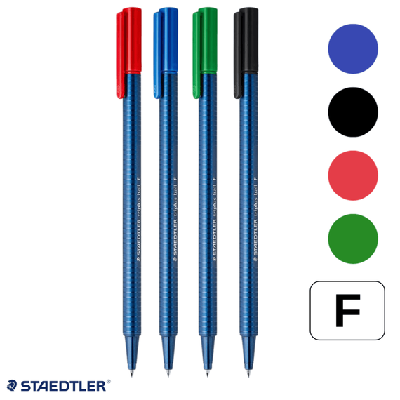 Pix fara mecanism F, colorat STAEDTLER Triplus, Culoare (230): Rosu - - Roveli