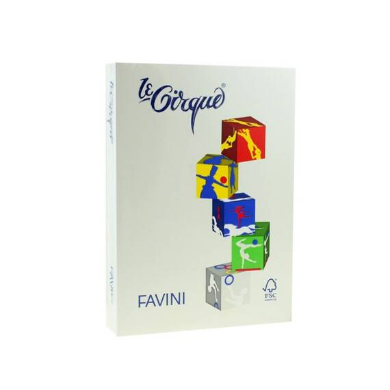 Hartie colorata Crem A4, FAVINI, 80 g/mp, 500 coli/top, cod culoare 110 - - Roveli