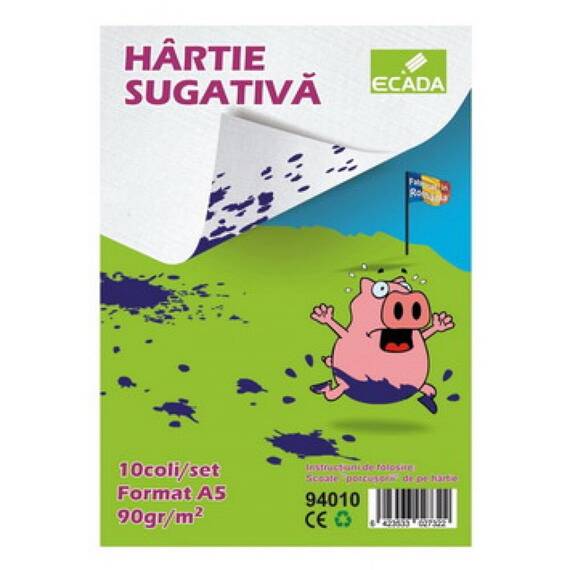 Sugativa A5, ECADA, 10 coli/set - - Roveli