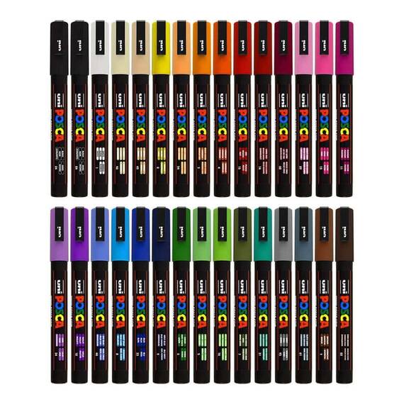 Marker Uni PC-3M Posca 0.9-1.3 mm Grena - 2- Roveli