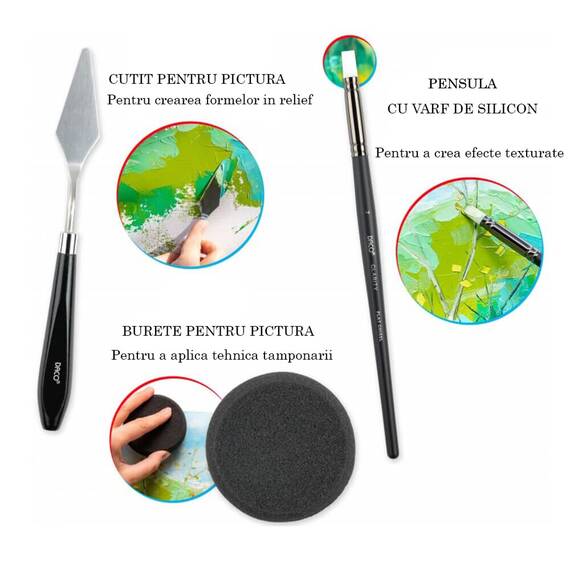 Pensule DACO Clarity, PN2915, 16 buc/set - 5- Roveli