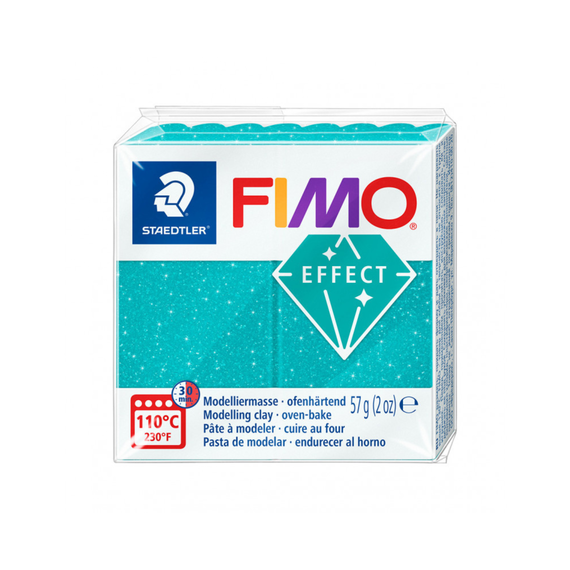 Lut polimeric Fimo Effect pentru modelaj 57g Galaxy Turqoise STH-8010-392 - - Roveli