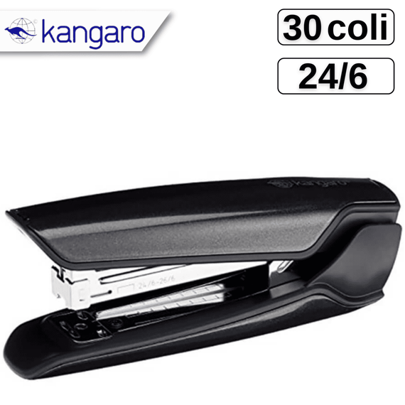 Capsator metalic 30 coli, KANGARO Nowa-335S Negru - - Roveli