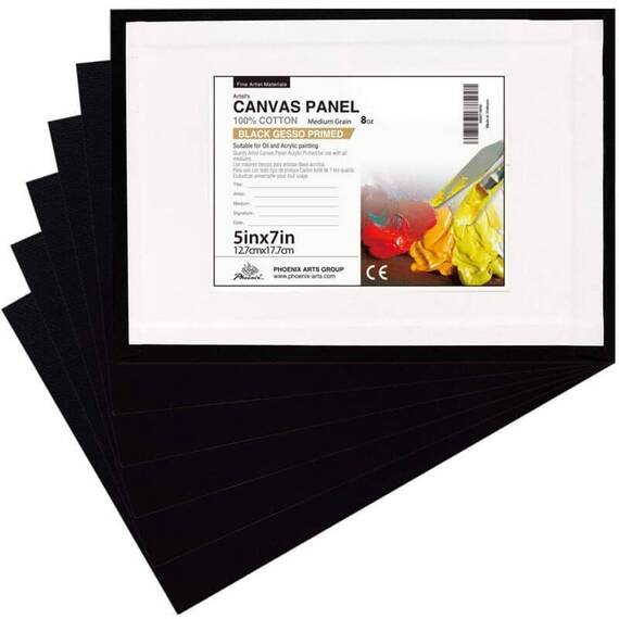Carton panzat negru 12x18 cm, PHOENIX - 2- Roveli
