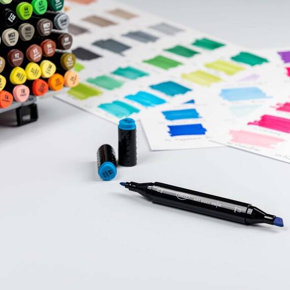 Marker grafic DACO Art Duet, 36 culori/set - 4- Roveli