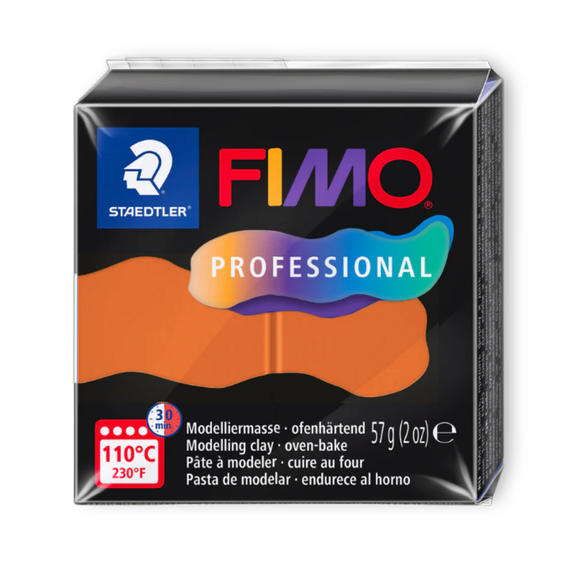 Lut polimeric Fimo Professional Orange, 57g STH-8040-4 - - Roveli
