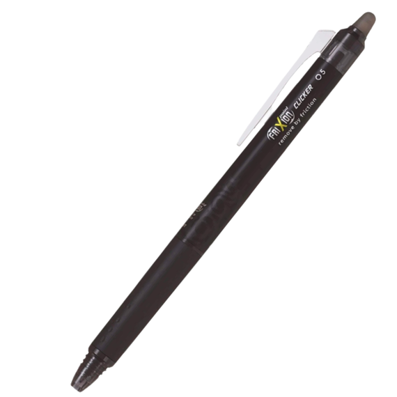 Roller 0.5mm PILOT FriXion Clicker, Culoare (230): Negru - - Roveli