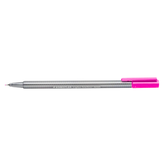 Fineliner 0.3 mm, STAEDTLER Triplus, Culoare (230): Roz neon - - Roveli