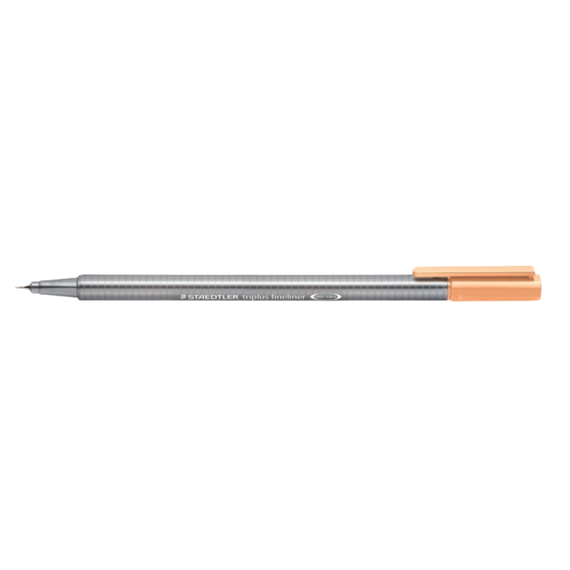 Fineliner 0.3 mm, STAEDTLER Triplus, Culoare (230): Piersica - - Roveli