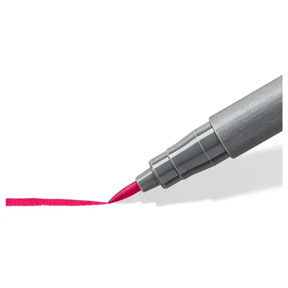Marker cu varf pensula STAEDTLER Pigment Arts Pen NATUR, 12 buc/set - 4- Roveli