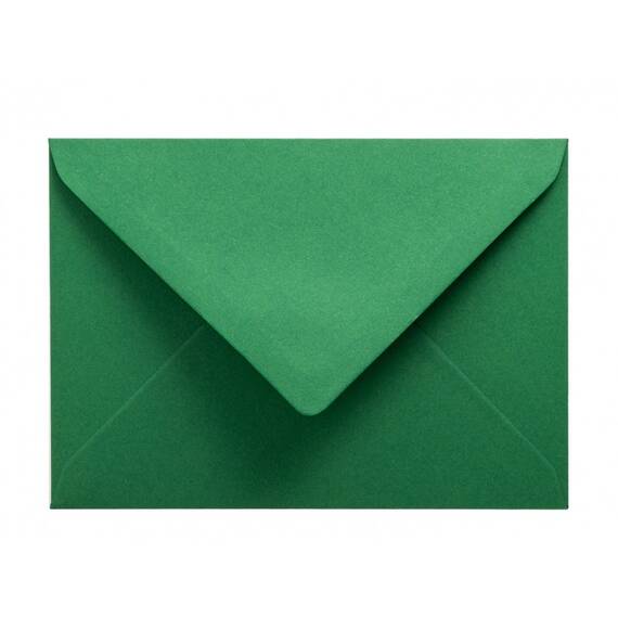 Plic C6 color Verde Christmas, gumat, DACO, 25 buc/set - - Roveli