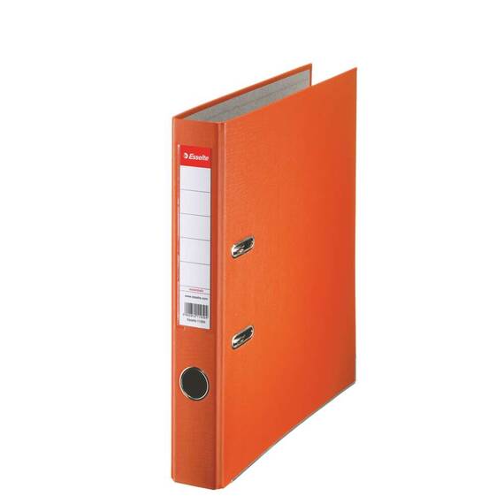 Biblioraft plastifiat, 5 cm ESSELTE Economy, Culoare (230): Portocaliu - 2- Roveli