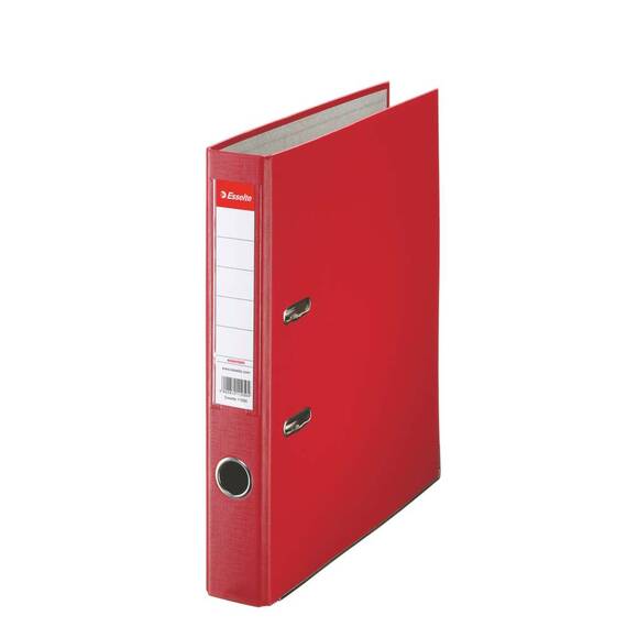 Biblioraft plastifiat, 5 cm ESSELTE Economy, Culoare (230): Rosu - 2- Roveli
