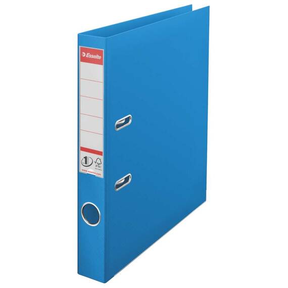 Biblioraft plastifiat interior-exterior, 5 cm ESSELTE Vivida Power, Culoare (230): Albastru - 2- Roveli