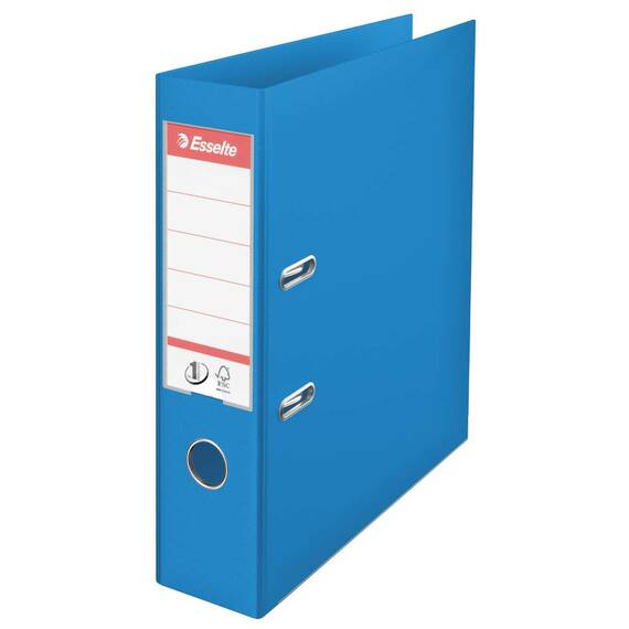 Biblioraft plastifiat interior-exterior, 7.5 cm ESSELTE Vivida Power, Culoare (230): Albastru - 2- Roveli