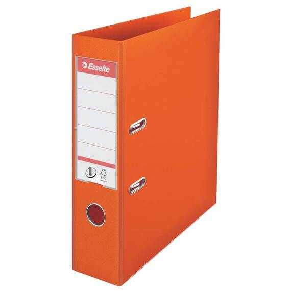 Biblioraft plastifiat interior-exterior, 7.5 cm ESSELTE Power, Culoare (230): Portocaliu - 2- Roveli